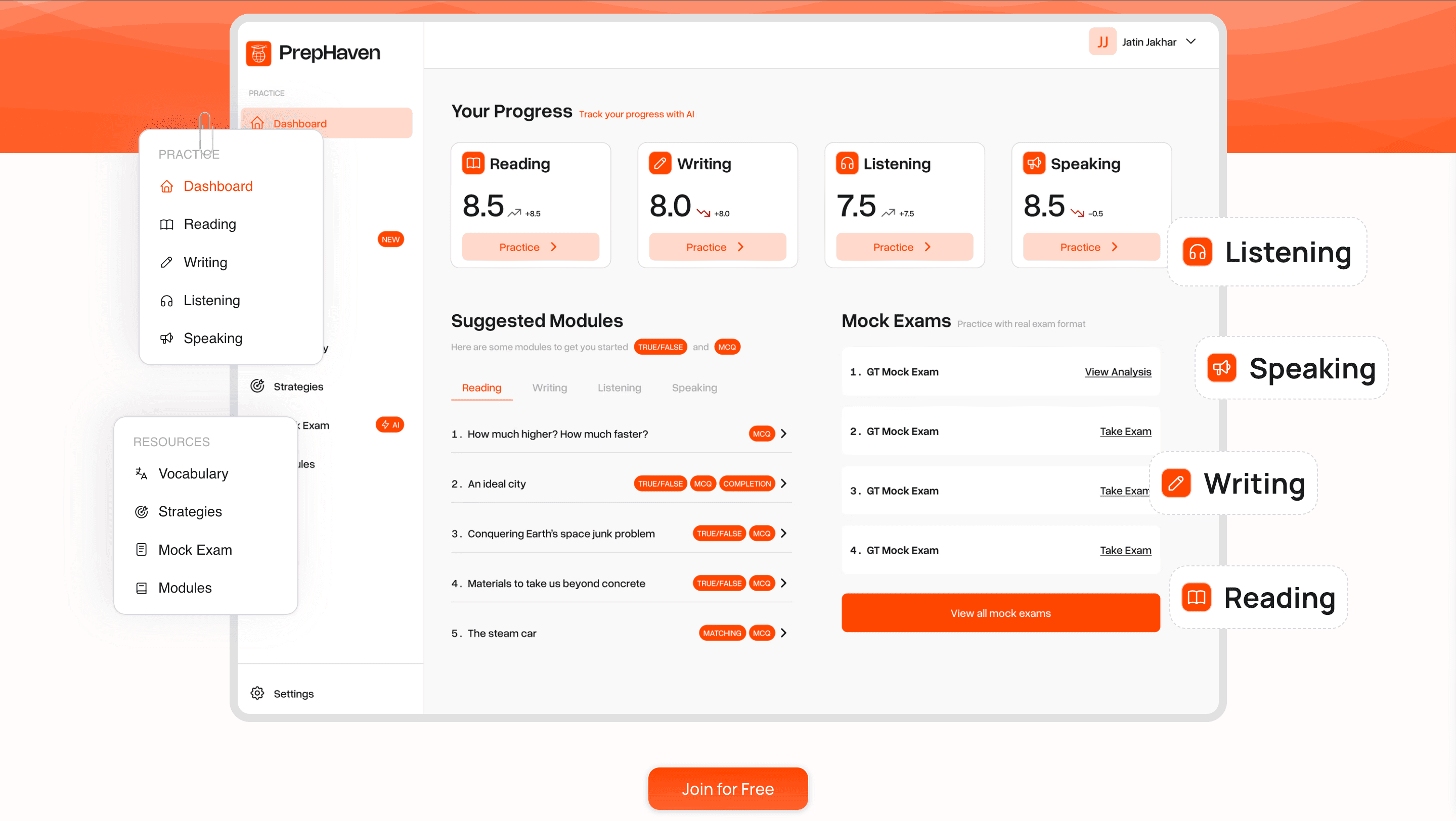 PrepHaven - Unlock an 8.0+ IELTS Band Score in 2 Weeks not found